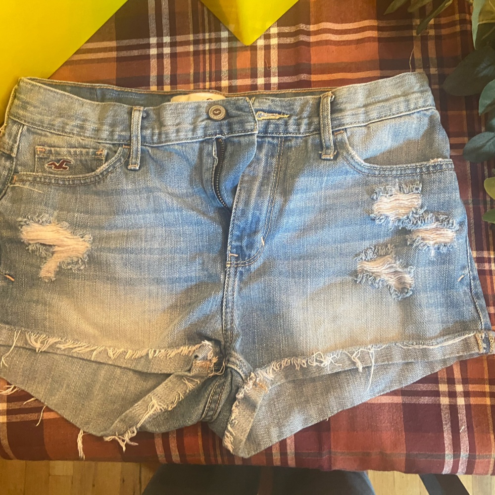 Hollister Distressed Denim Women Shorts